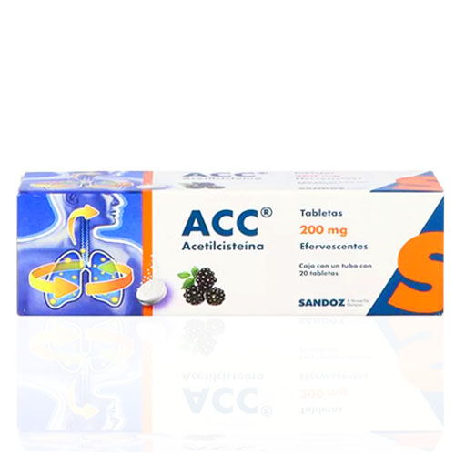 Acetilcisteína 200 Mg Efervescente 20 Pz