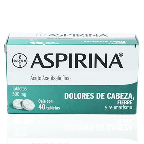 Ácido Acetilsalicílico 500 Mg 40 Tab