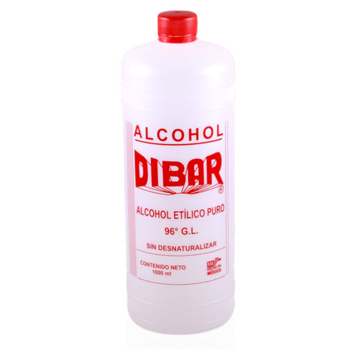 Alcohol 96° 1L Rojo