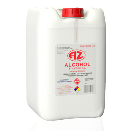 Alcohol 96° 20L Rojo