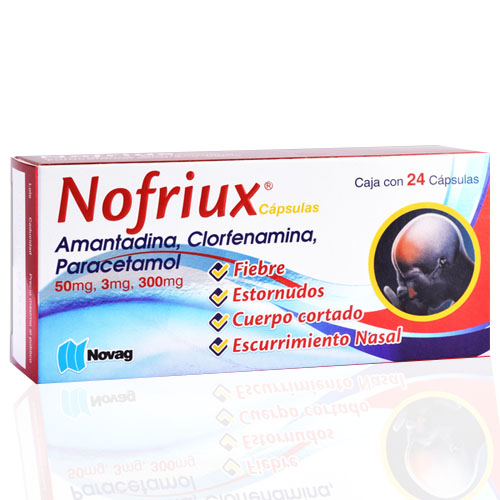 Amantadina/Clorfenamina/Paracetamol 24 Caps