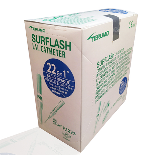 Catéter Intravenoso Surflash 22 G x 1 Azul