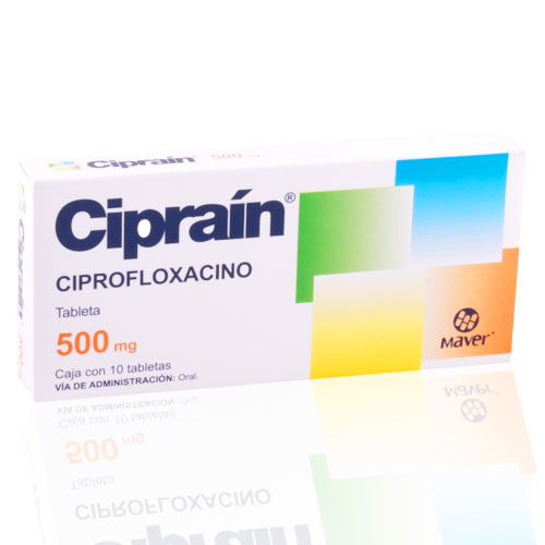 Ciprofloxacino 500 Mg 10 Tab