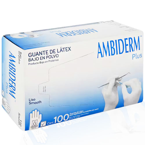 Guante p/Exploración No Estéril Mediano Plus c/100 Pz