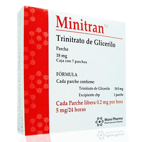 Trinitrato Glicerol 18 MG C/7