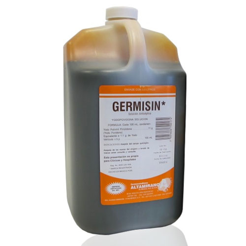 Yodopovidona Germisin Solución 3.5 L